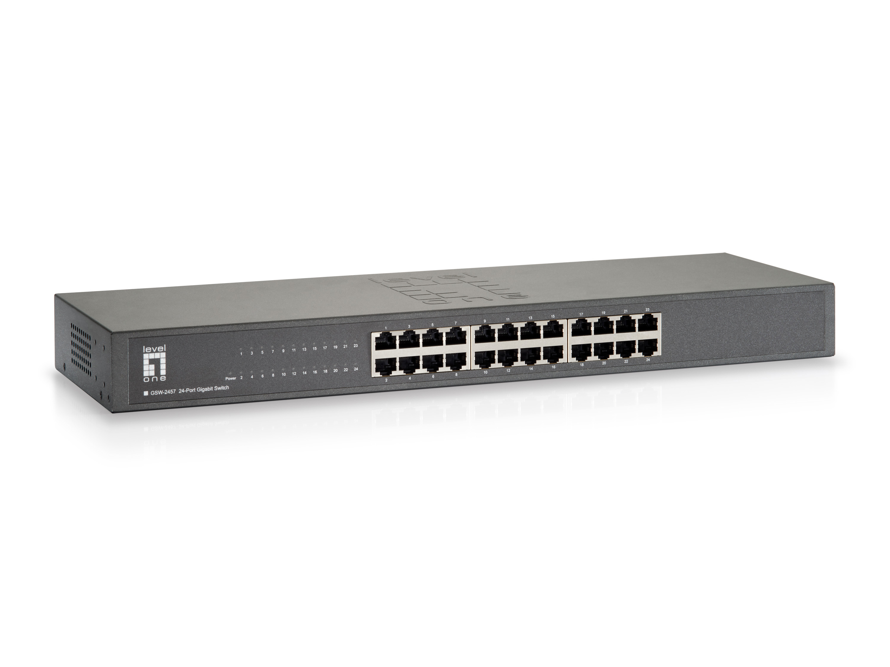 LEVEL ONE LevelOne - GSW-2457 24-Port 19\" Unmanaged Gbit Ethernet Switch
